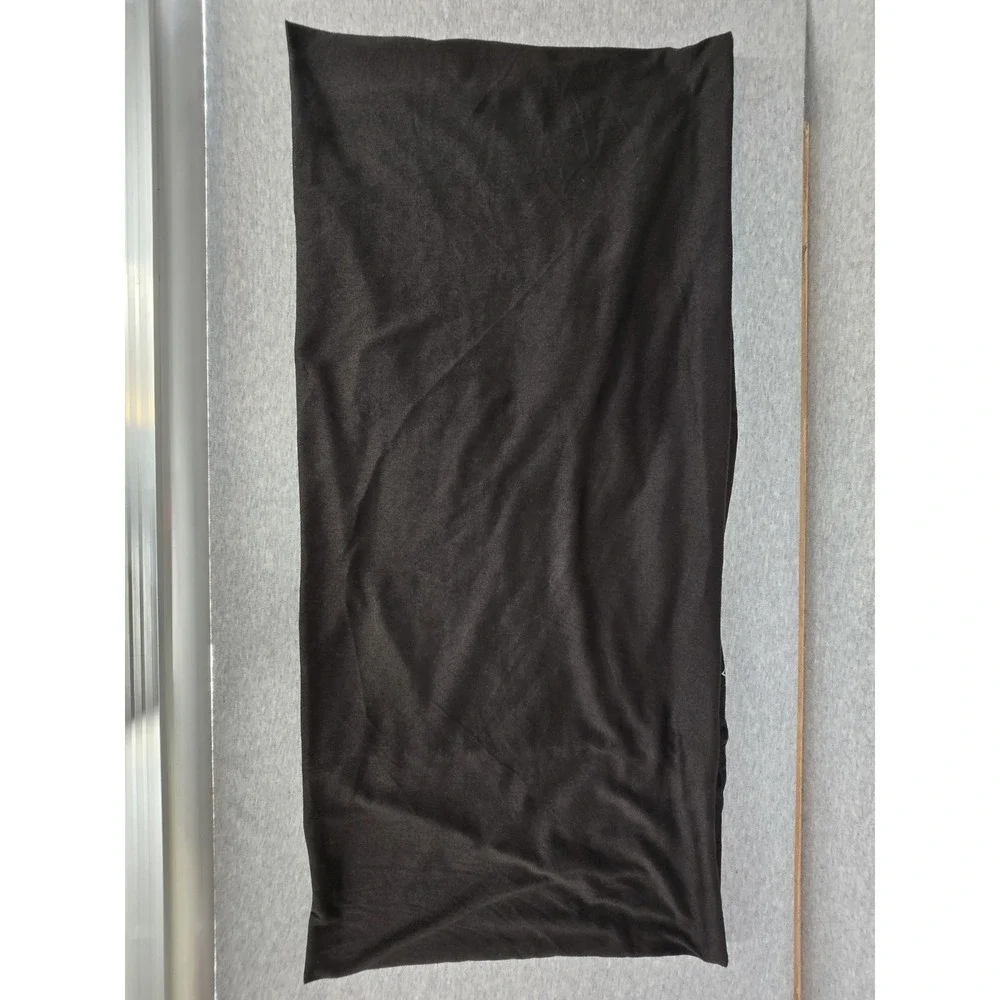 Beyond Yoga Black With Hidden Zippered Pocket Infinity Scarf - One Size Soft